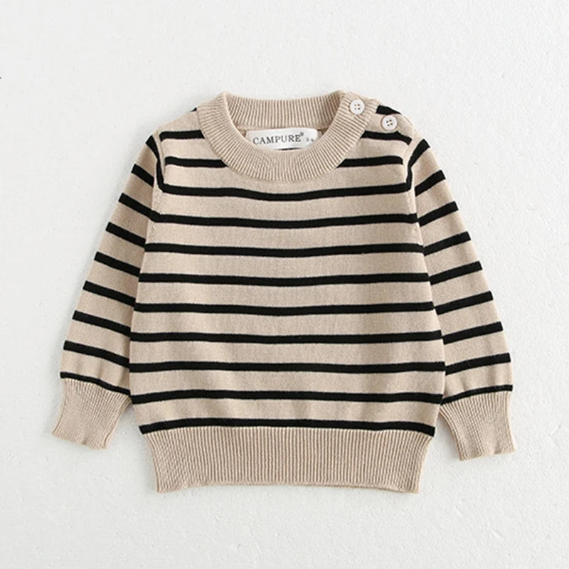 Bow Knit Sweater+Bell-Bottoms Suit 2Pcs Infant Girls Knit Tracksuits