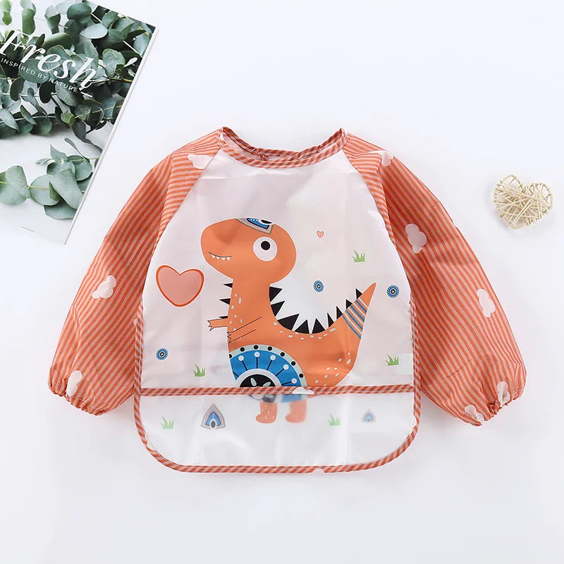 Cute Colorful Cartoon Waterproof Bib