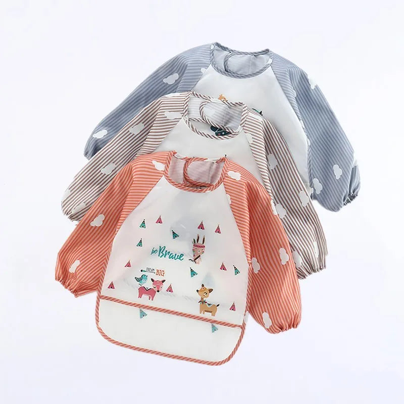 Cute Colorful Cartoon Waterproof Bib