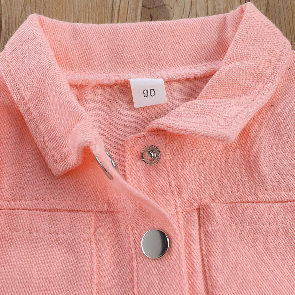 Summer Baby Boys Girls Overalls Pants Pocket Short Sleeve Denim Jumpsuit