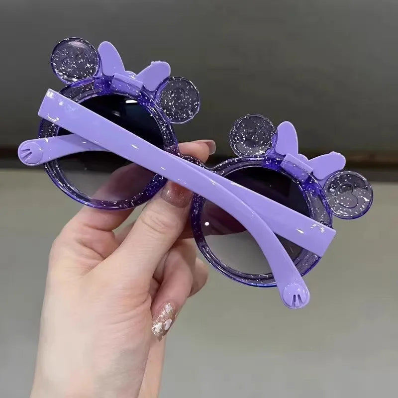 Cute Crystal Bow Girls Children Sunglasses