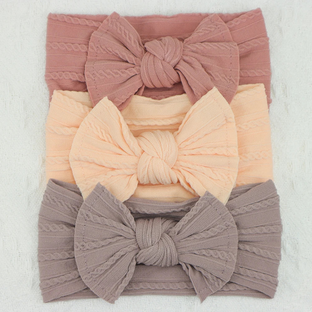 3Pcs/Set Baby Girl Headbands Lot Bows Baby Headband