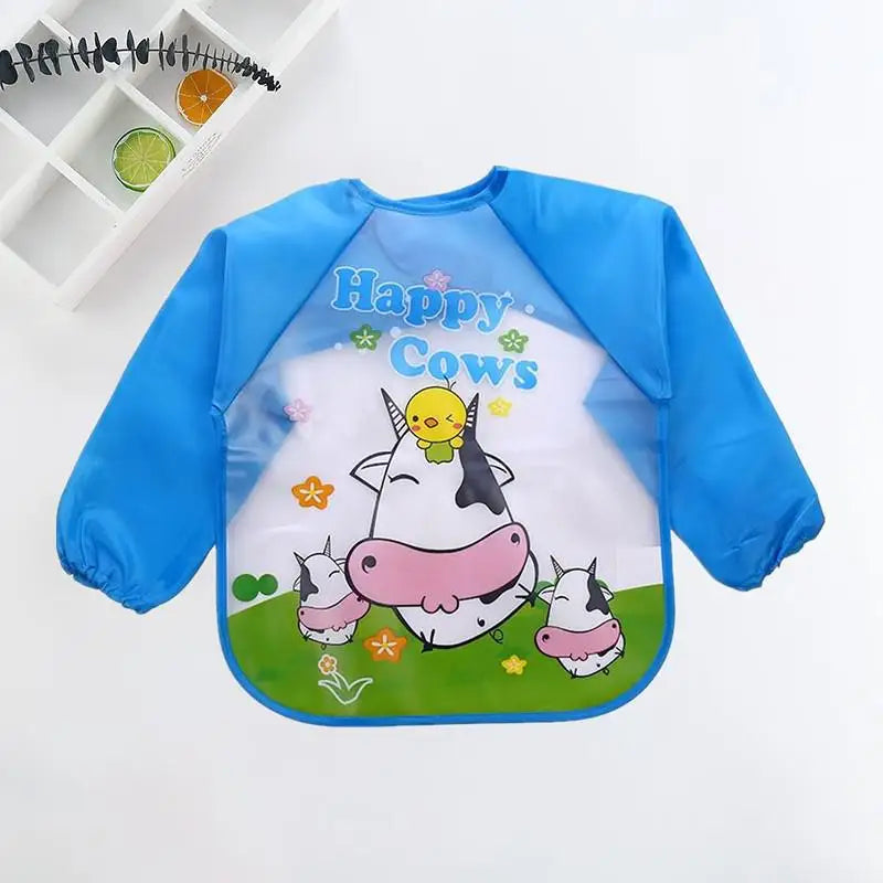 Cute Colorful Cartoon Waterproof Bib