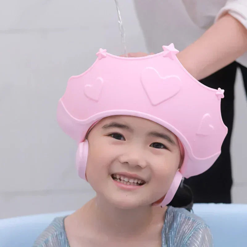 Baby Shower Soft Cap Adjustable Hair Wash Hat