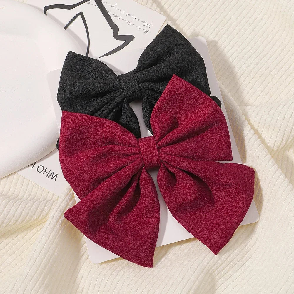 2 Pcs/ Set 4.5" Cheer Bow Hair Clip
