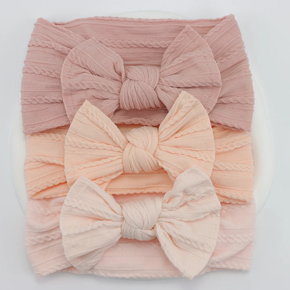 3Pcs/Set Baby Girl Headbands Lot Bows Baby Headband