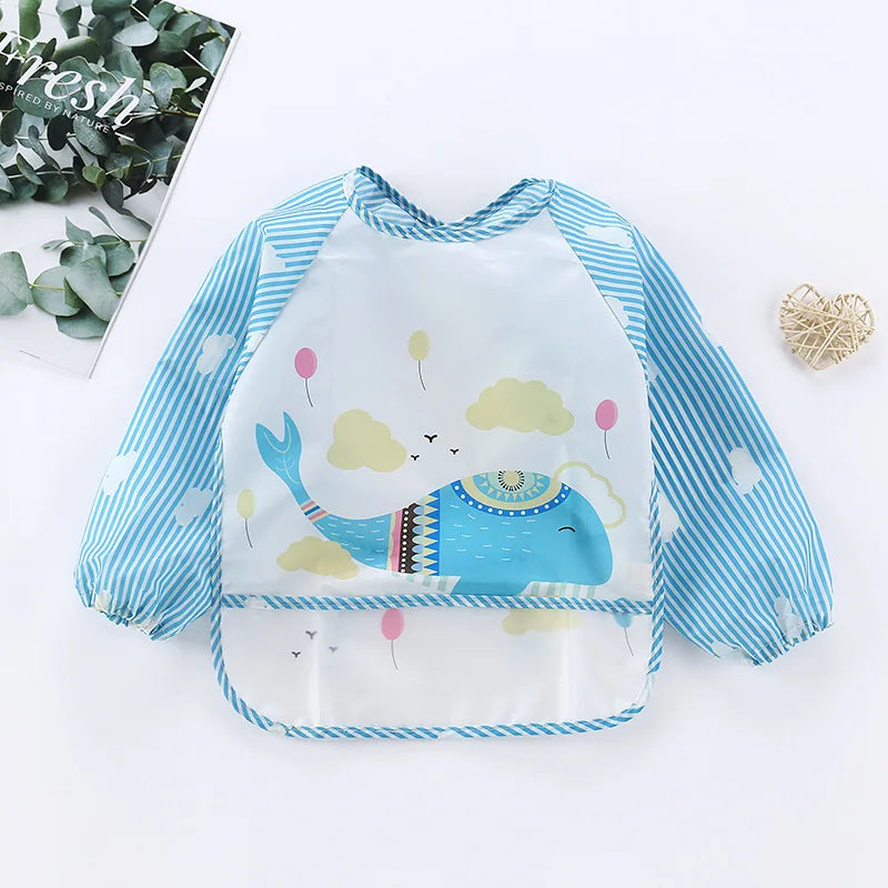 Cute Colorful Cartoon Waterproof Bib