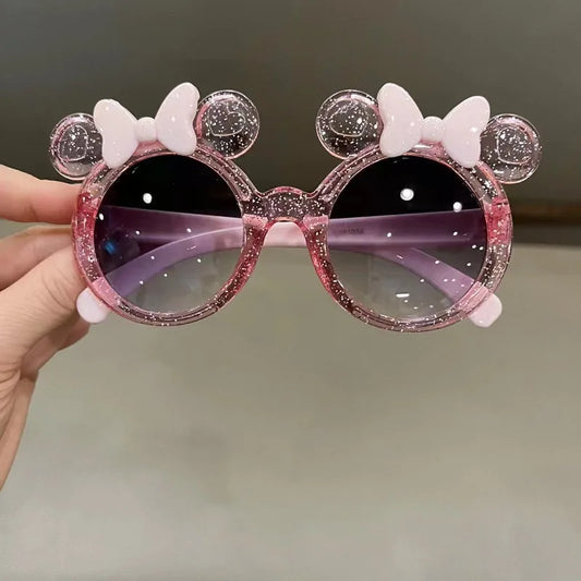Cute Crystal Bow Girls Children Sunglasses