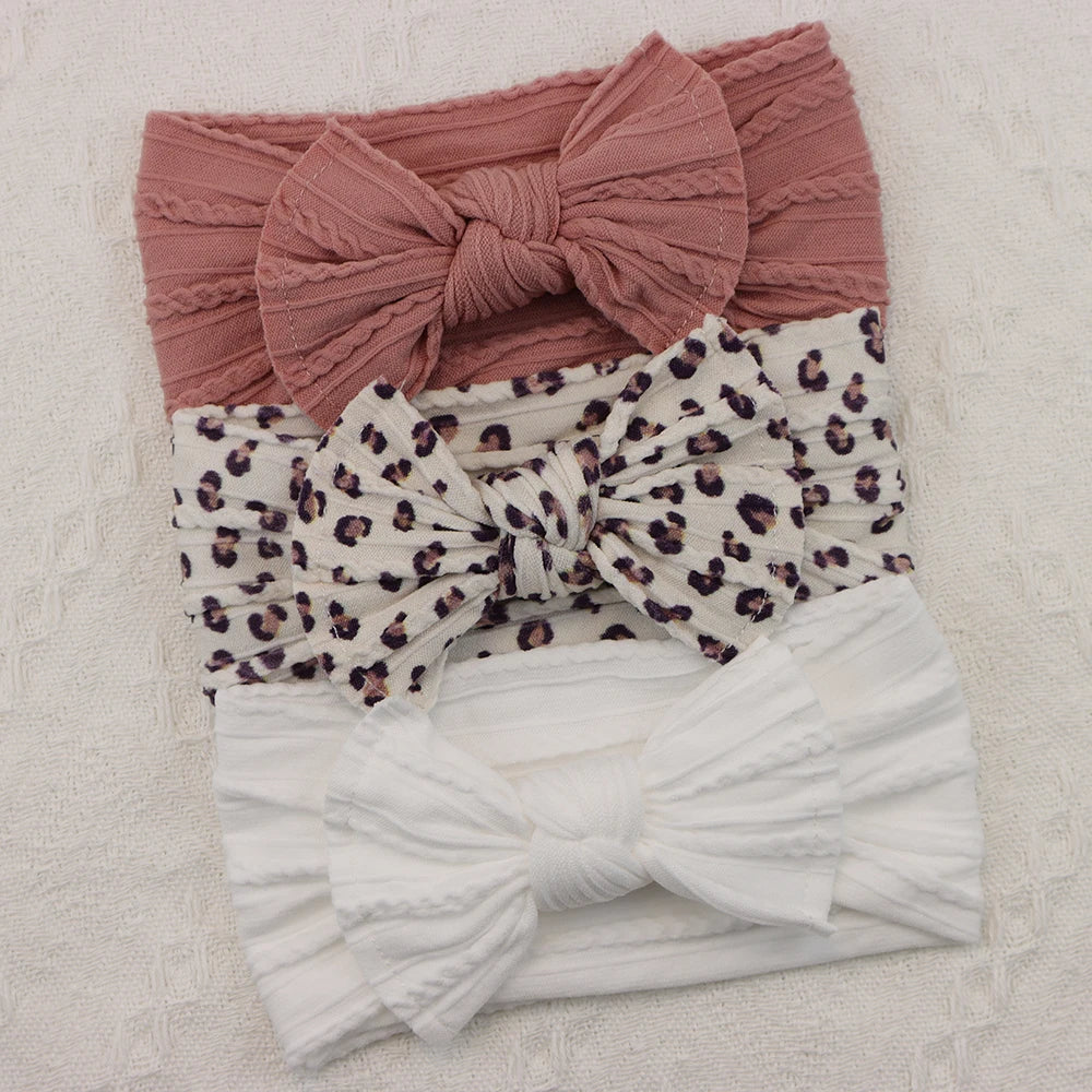 3Pcs/Set Baby Girl Headbands Lot Bows Baby Headband