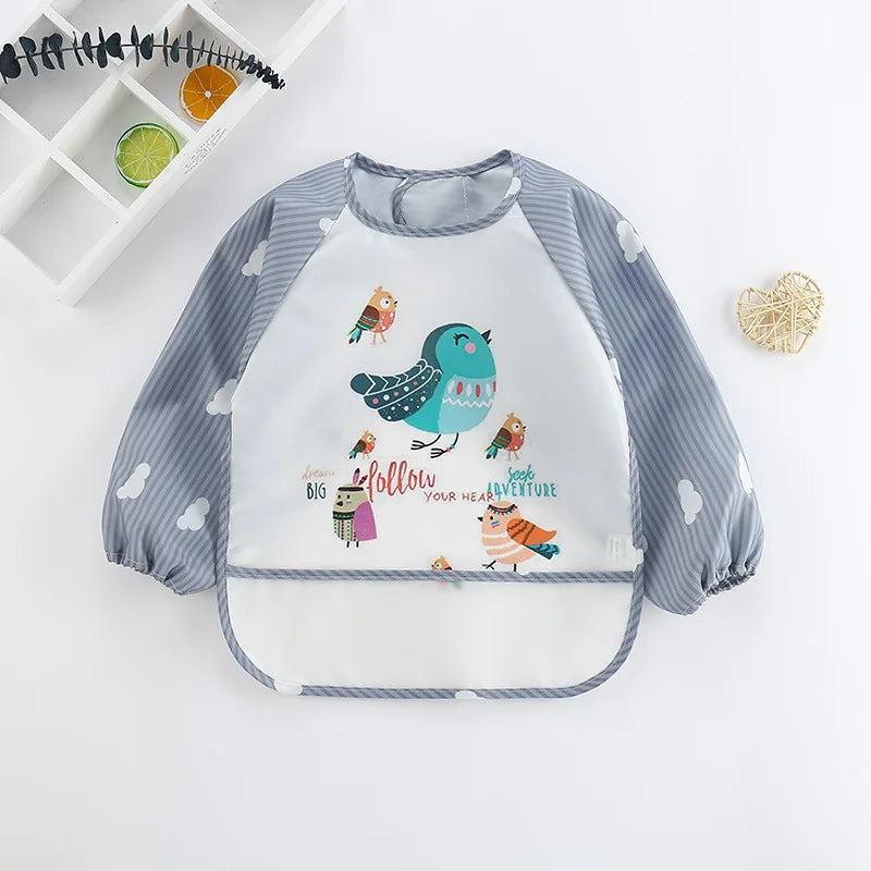 Cute Colorful Cartoon Waterproof Bib