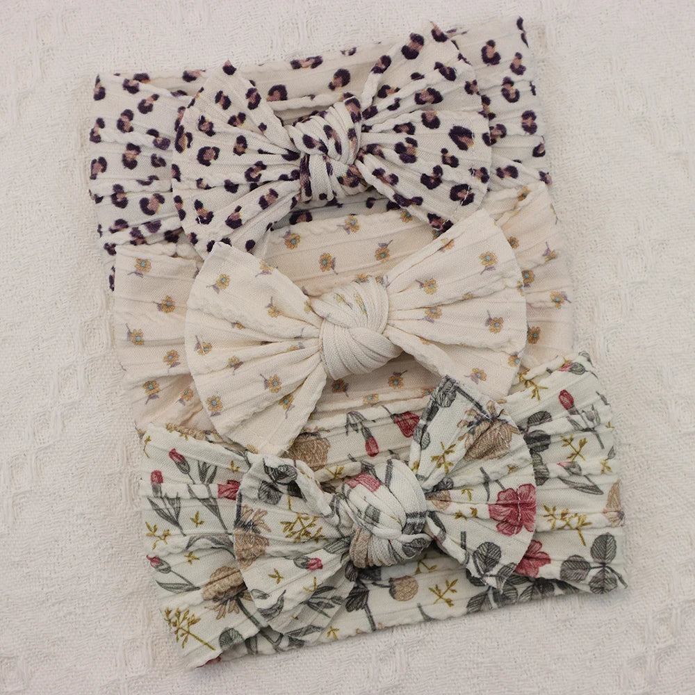 3Pcs/Set Baby Girl Headbands Lot Bows Baby Headband