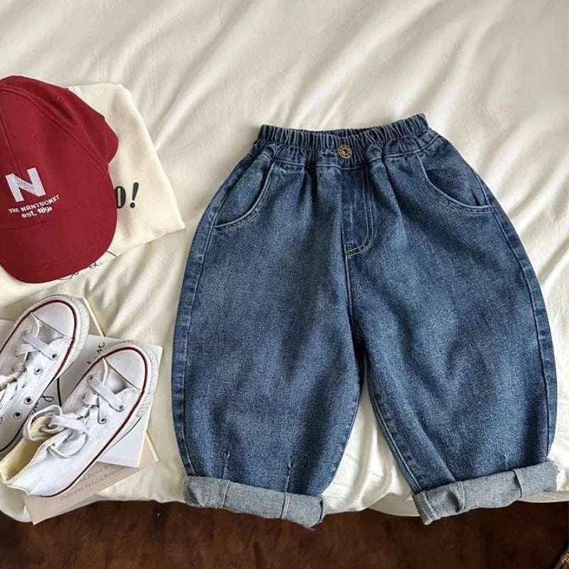 Spring Summer Children's Clothes Girls Jeans