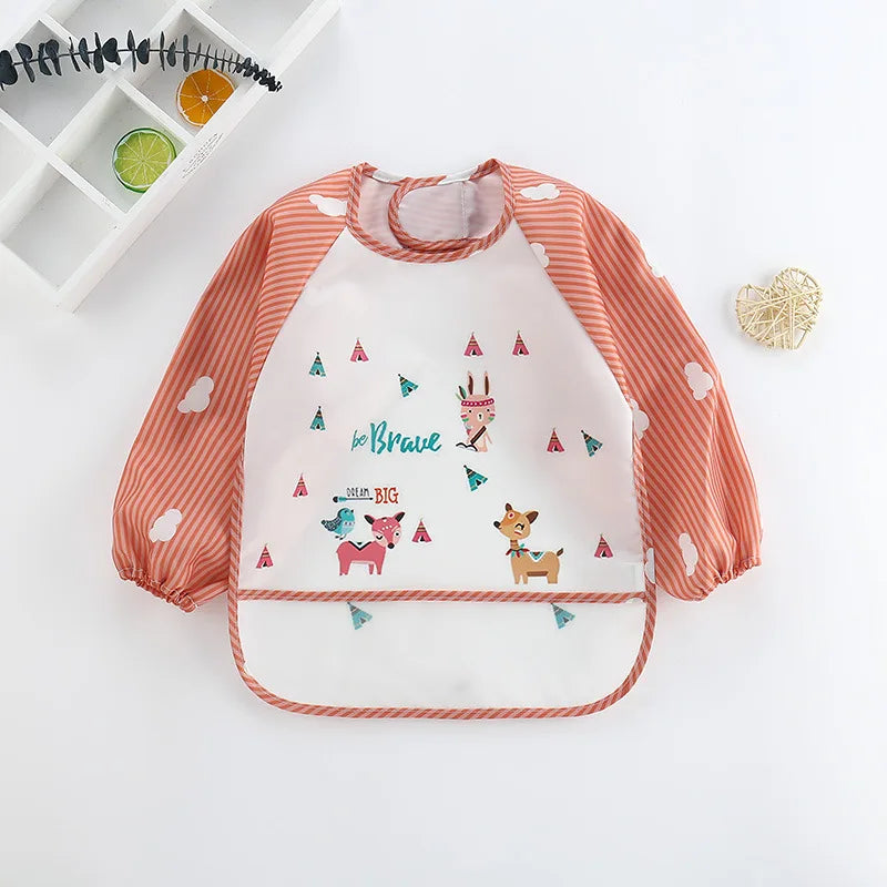 Cute Colorful Cartoon Waterproof Bib