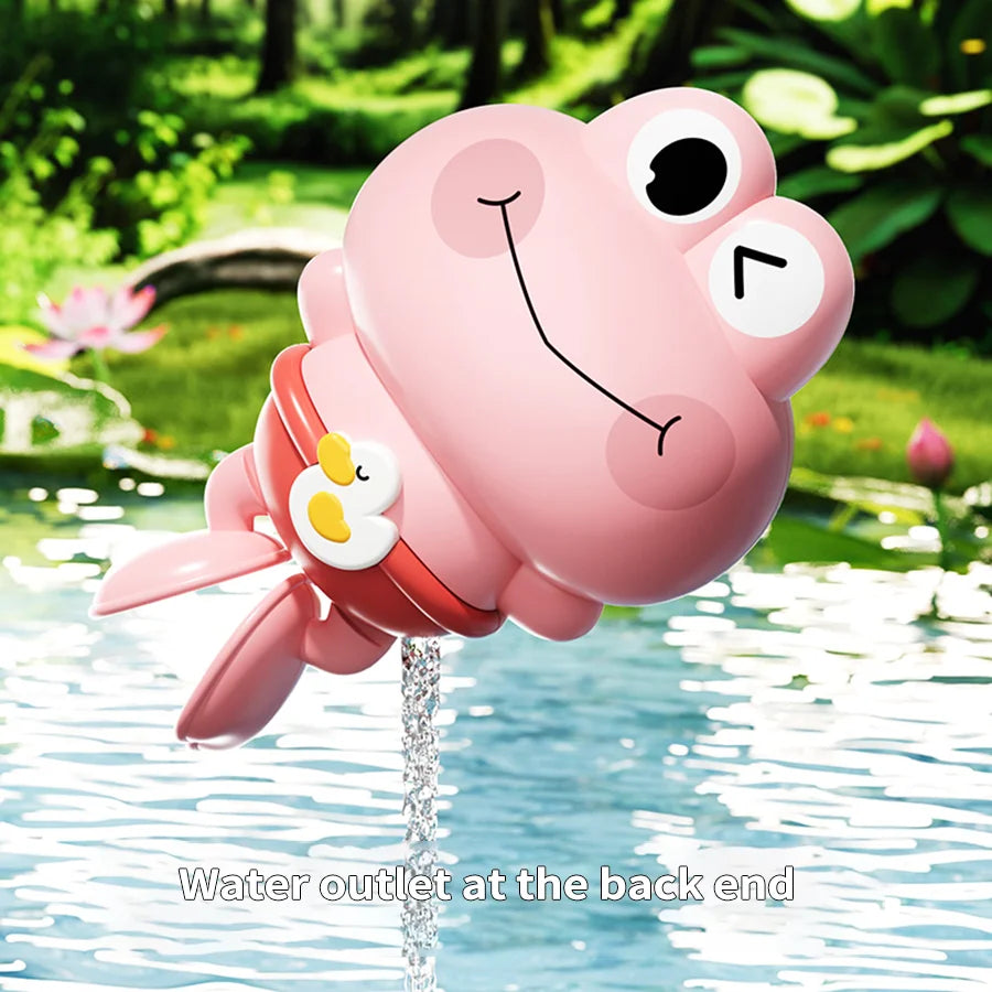 Children's Bath Toys - Clockwork Frogs That Float And Swim