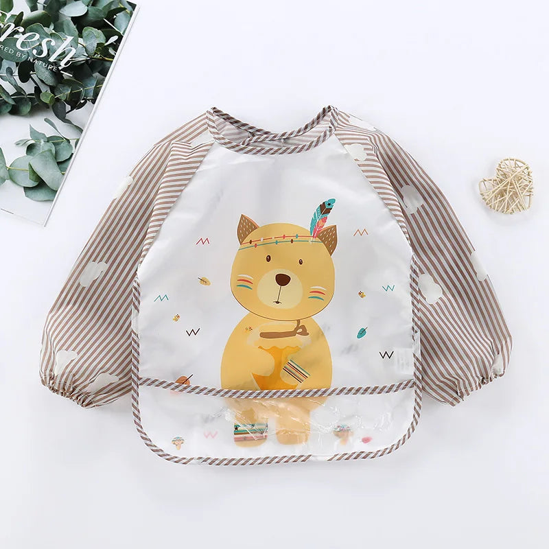 Cute Colorful Cartoon Waterproof Bib