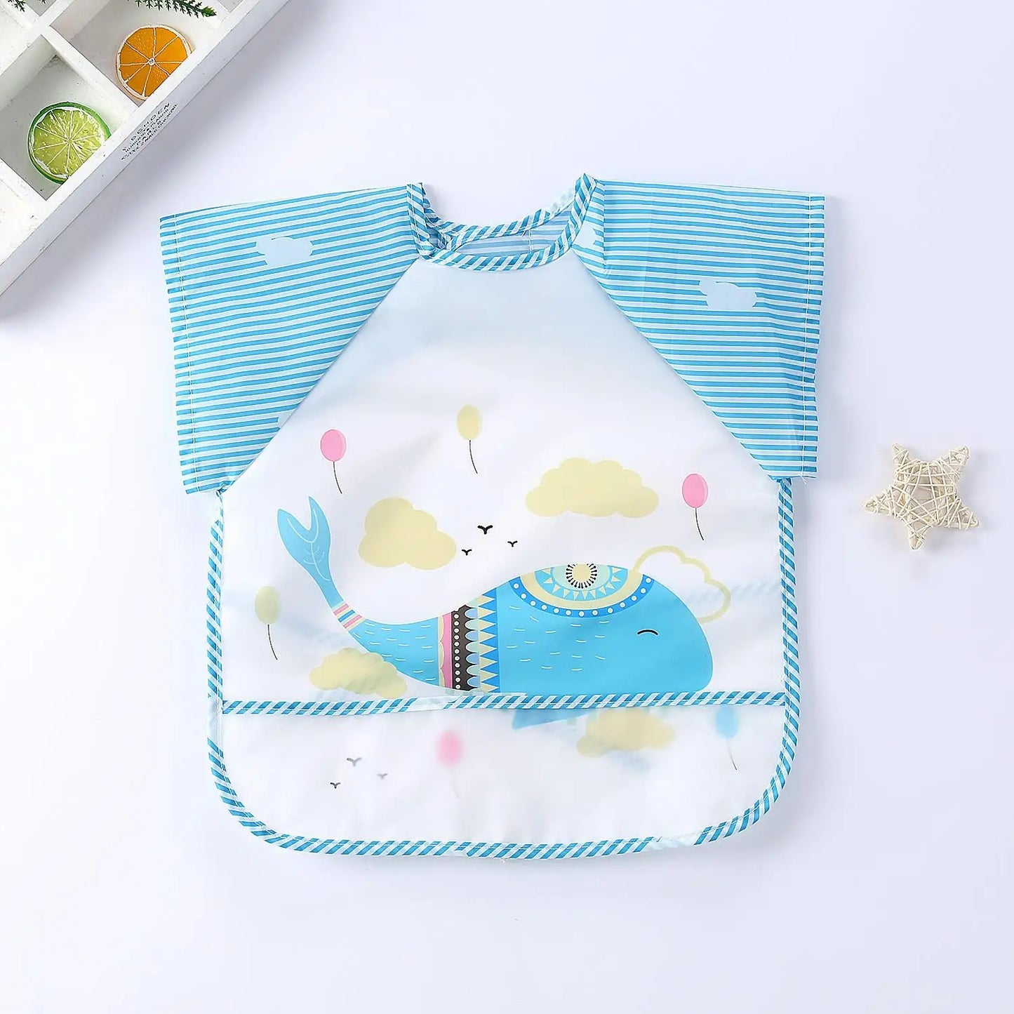 Cute Colorful Cartoon Waterproof Bib
