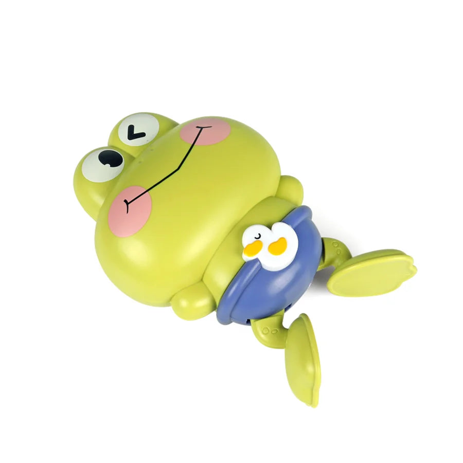 Children's Bath Toys - Clockwork Frogs That Float And Swim