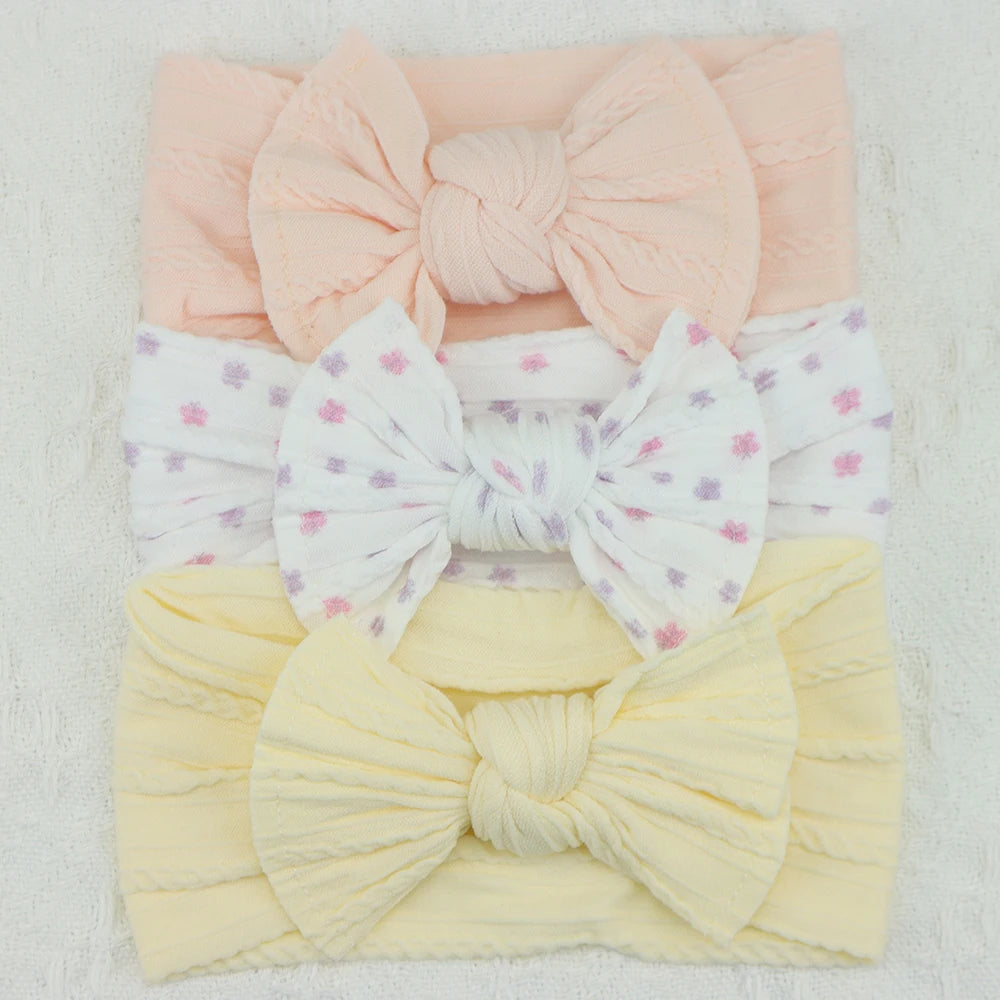 3Pcs/Set Baby Girl Headbands Lot Bows Baby Headband