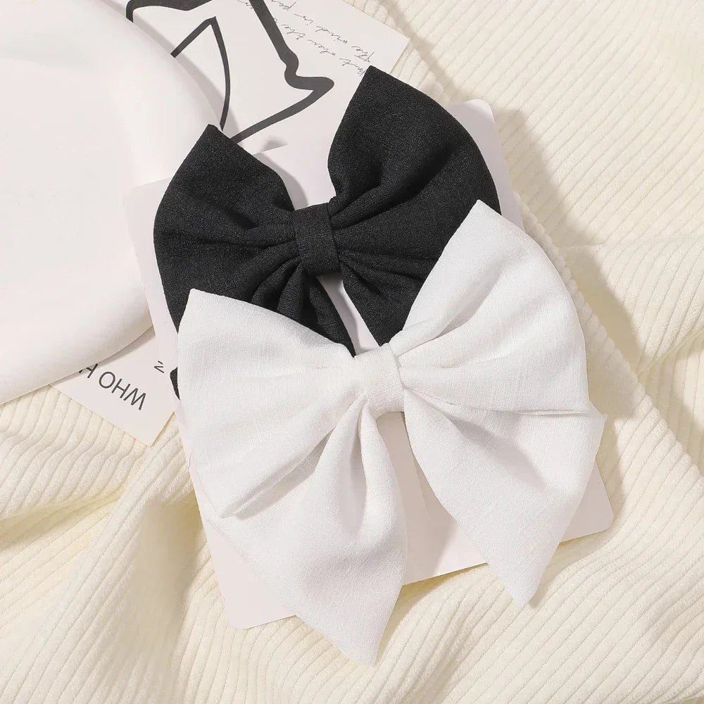2 Pcs/ Set 4.5" Cheer Bow Hair Clip