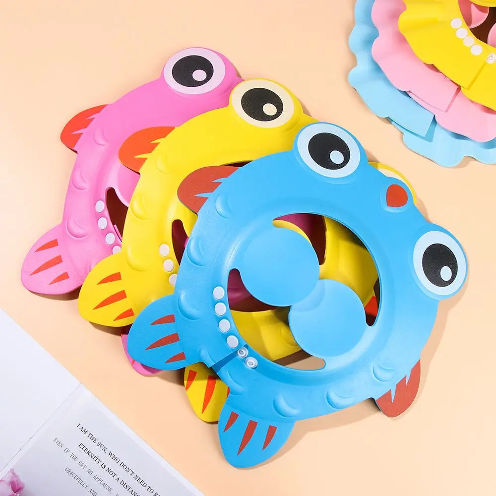 Adjustable Baby Shower Caps Child Kids Shampoo Hat