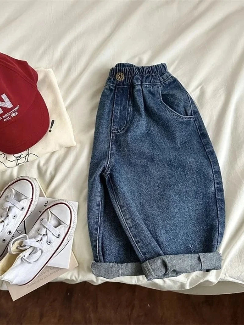 Spring Summer Children's Clothes Girls Jeans