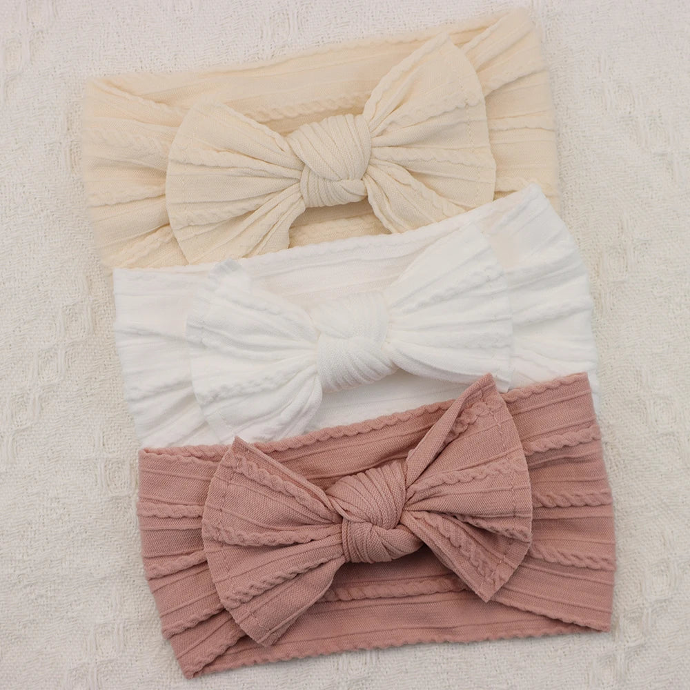 3Pcs/Set Baby Girl Headbands Lot Bows Baby Headband