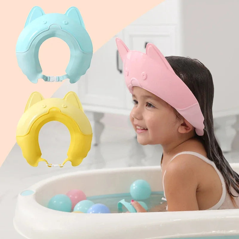 Baby Shampoo Cap Adjustable Childrens Shower Hat