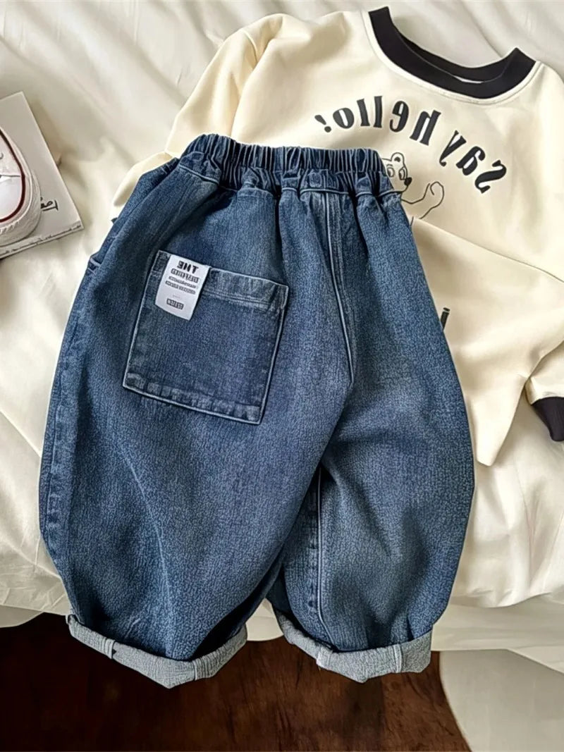 Spring Summer Children's Clothes Girls Jeans
