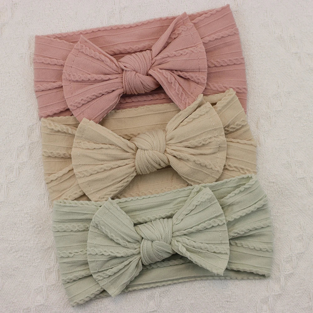 3Pcs/Set Baby Girl Headbands Lot Bows Baby Headband