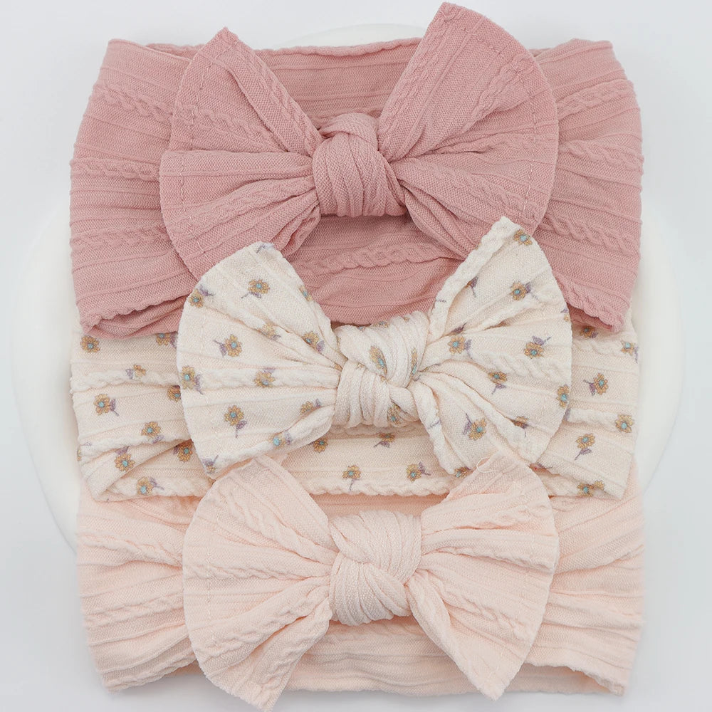 3Pcs/Set Baby Girl Headbands Lot Bows Baby Headband
