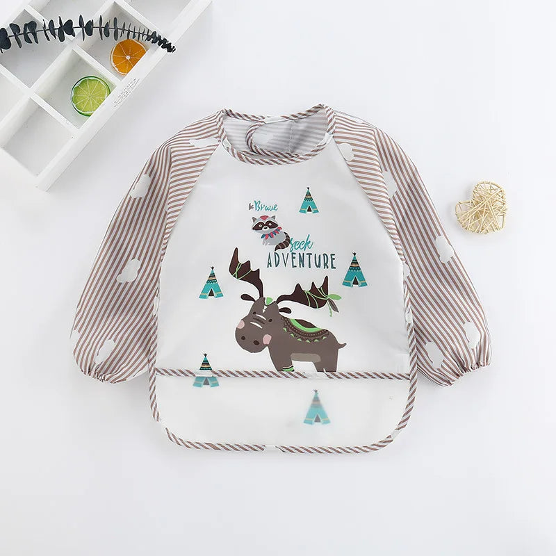 Cute Colorful Cartoon Waterproof Bib