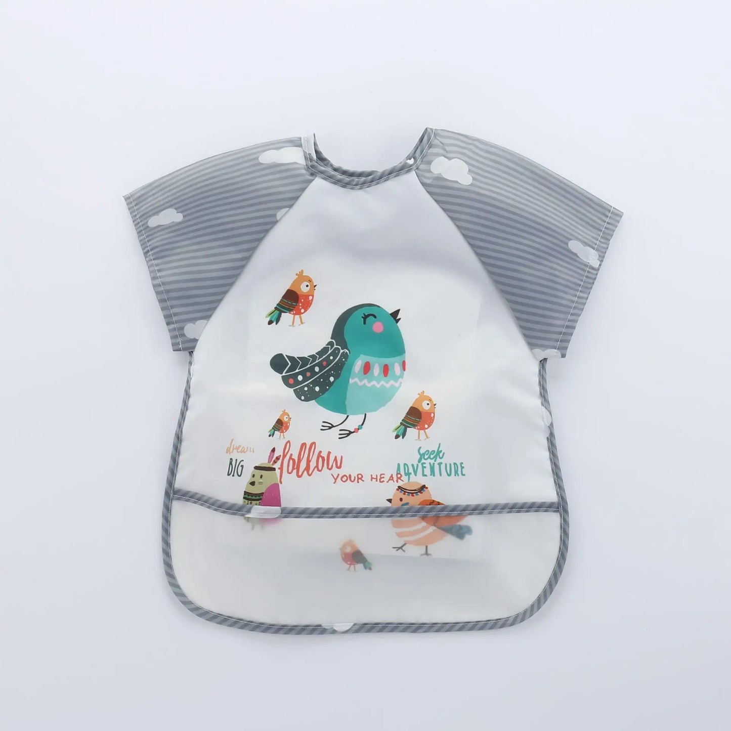 Cute Colorful Cartoon Waterproof Bib